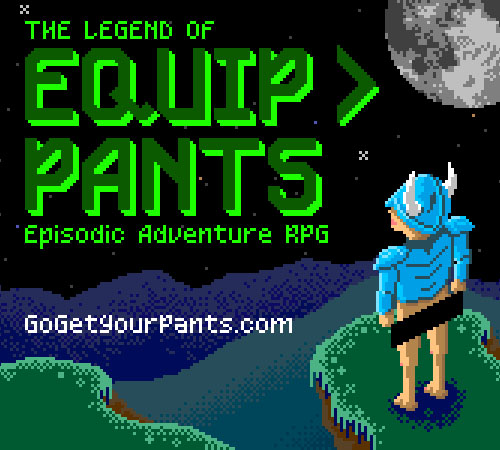 The Legend of Equip Pants.